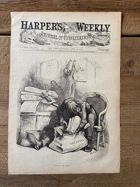 Thomas Nast, Political Cartoon, Harpers Weekly